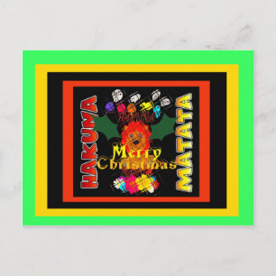 Cartão Postal De Festividades Feliz Natal e um Feliz ano novo