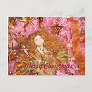 Cartão Postal De Festividades Feliz Natal... Enviado com Amor