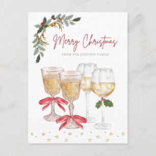 Cartão Postal De Festividades Feliz Natal Família Personalizado