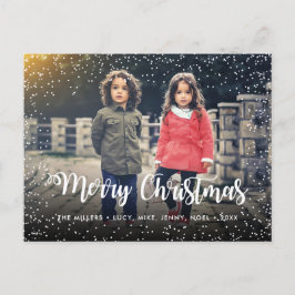 Cartão Postal De Festividades Feliz Natal - Feriado de Natal Personalizado