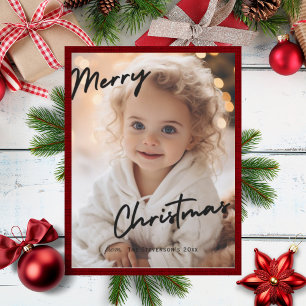 Cartão Postal De Festividades Feliz Natal Feriado Personalizado
