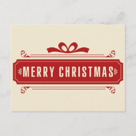 Cartão Postal De Festividades Feliz Natal Férias