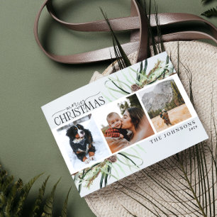 Cartão Postal De Festividades Feliz Natal Holanda Caligrafia