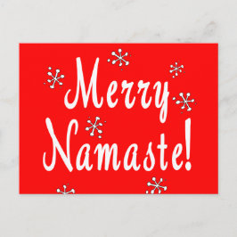 Cartão Postal De Festividades Feliz Natal, Namaste Gifts