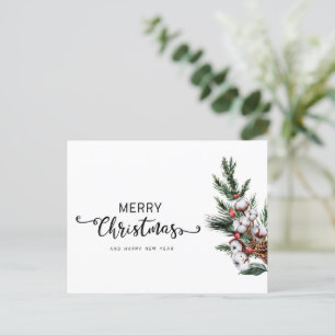 Cartão Postal De Festividades Feliz Natal Saudação Cartão de Natal