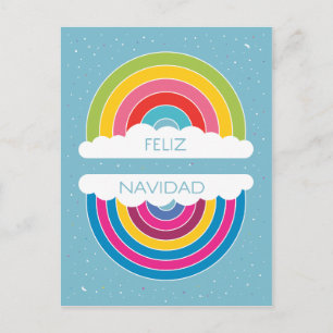 Cartão Postal De Festividades Feliz Navidad
