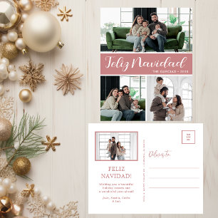 Cartão Postal De Festividades Feliz Navidad 4 Foto