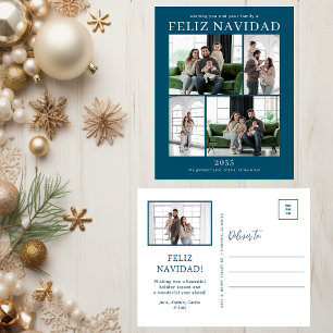 Cartão Postal De Festividades Feliz Navidad 5 Foto