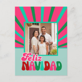 Cartão Postal De Festividades Feliz Navidad - Excelente Maximalista