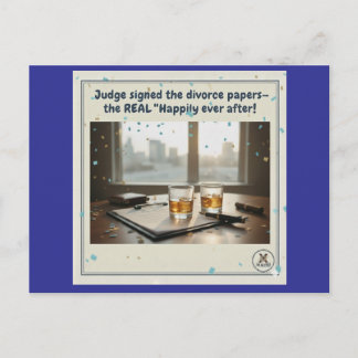 Cartão Postal De Festividades Feliz Nunca Depois (M)