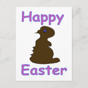 Cartão Postal De Festividades Feliz Páscoa
