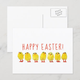 Cartão Postal De Festividades Feliz Páscoa