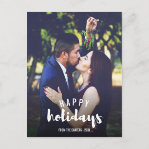 Cartão Postal De Festividades Felizes Feriados Desenhados Foto Personalizada