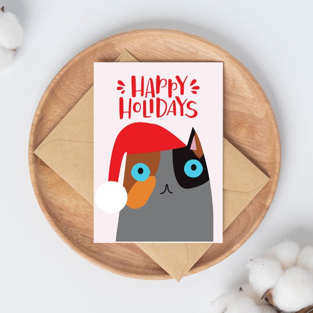 Cartão Postal De Festividades Felizes Feriados - Papais noeis de Natal bonitos - (Criador carregado)