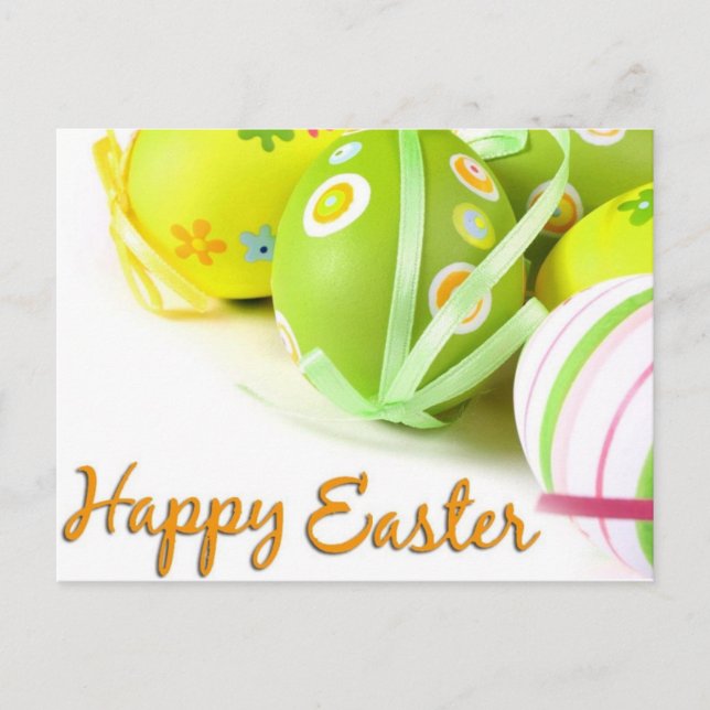 Cartão Postal De Festividades felz pascoa (Frente)