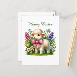 Cartão Postal De Festividades Felz pascoa