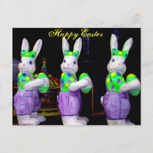 Cartão Postal De Festividades Felz pascoa_