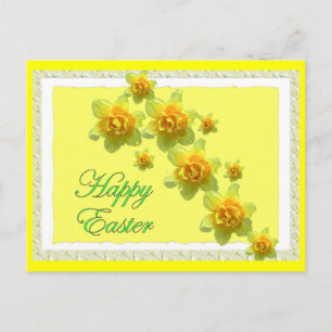 Cartão Postal De Festividades Felz pascoa
