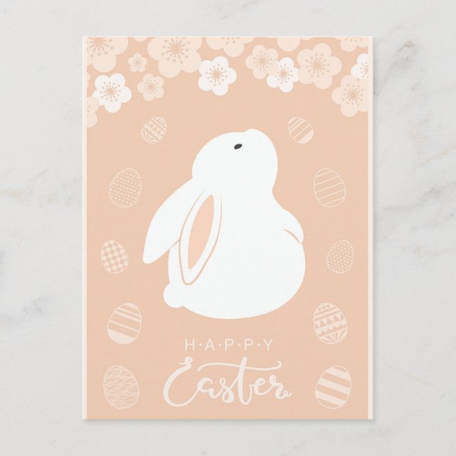 Cartão Postal De Festividades Felz pascoa (Frente)