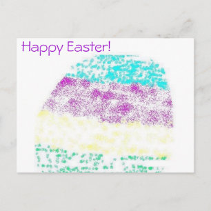 Cartão Postal De Festividades Felz pascoa! -Postal