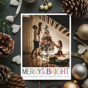 Cartão Postal De Festividades Feriado Colorido de Estrelas de Feliz e Cuta Brilh