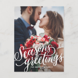 Cartão Postal De Festividades Feriado da foto da rotulação do giz dos