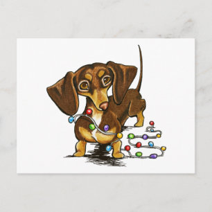 Cartão Postal De Festividades Feriado de Chocolate