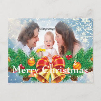 Cartão Postal De Festividades feriado de Natal personalizado