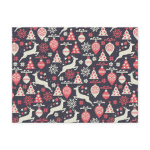 Feriado de Padrão de Natal Retroativo da Vintage