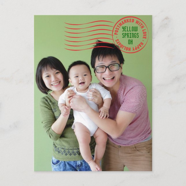 Cartão Postal De Festividades Feriado em Movimento Anunciando Convés Novas Câmar (Frente)