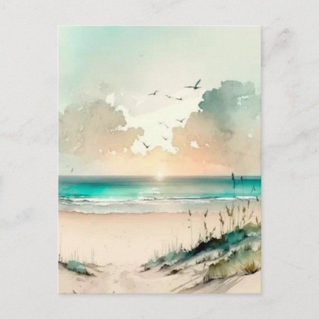 Cartão Postal De Festividades Férias (Frente)