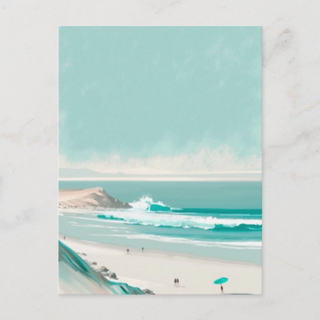 Cartão Postal De Festividades Férias (Frente)