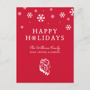 Cartão Postal De Festividades Férias da Universidade Estadual de Jacksonville
