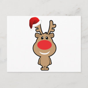 Cartão Postal De Festividades Férias de papais noeis engraçadas de Natal