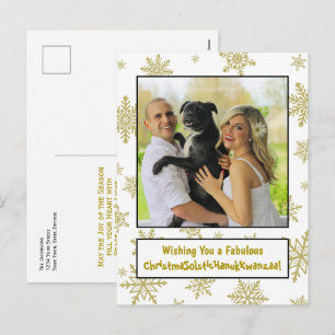 Cartão Postal De Festividades Férias Divertidas e Excêntricas Incluindo Todas as