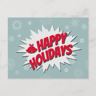 Cartão Postal De Festividades Férias Felizes