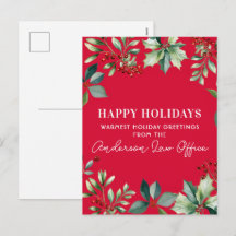 Festa de Natal com Flores Personalizadas