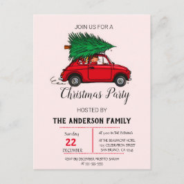 Cartão Postal De Festividades Festa de Natal, Feriado de inverno com Aquarela Ve