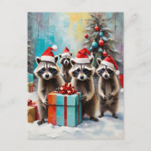 Festa de Raccoon de Natal