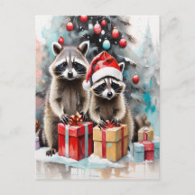 Festa de Raccoon de Natal