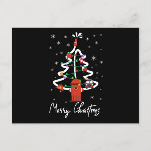 Cartão Postal De Festividades Firefighter Gift   Merry Christmas Firefighter