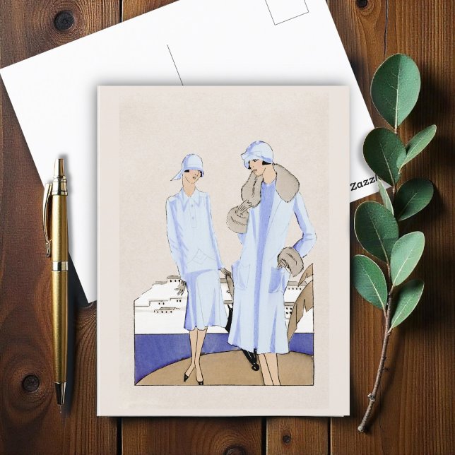 Cartão Postal De Festividades Flapper (Criador carregado)