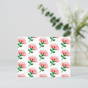 Cartão Postal De Festividades Flor de Pohutukawa, Nova Zelândia
