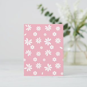 Cartão Postal De Festividades Flores e Petais 3
