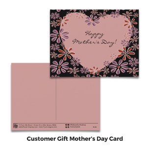 Cartão Postal De Festividades Flores Promocionais Feliz Dia das Mães