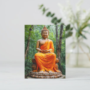 Cartão Postal De Festividades Floresta da Calma: O Santuário do Buda