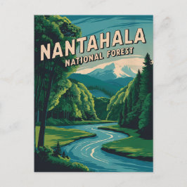 Cartão Postal De Festividades Floresta Nacional Nantahala