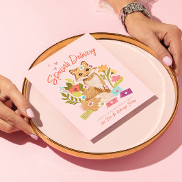 Cartão Postal De Festividades Folha e Dia de os namorados Floral Cuja Entrega Es