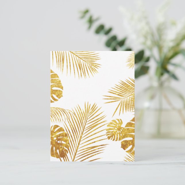 Cartão Postal De Festividades Folhas 10 (Em pé/Frente)