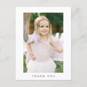 Cartão Postal De Festividades Foto Aniversário Obrigado Cartão de Posto